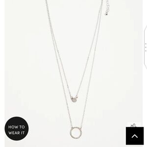 🆕 LAYERED NECKLACE WITH PAVE CIRCLES